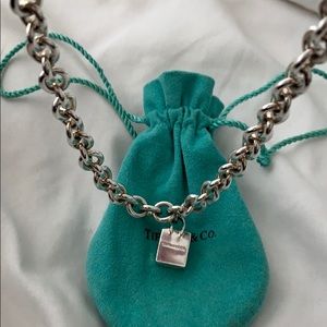 Tiffany Shopping bag necklace